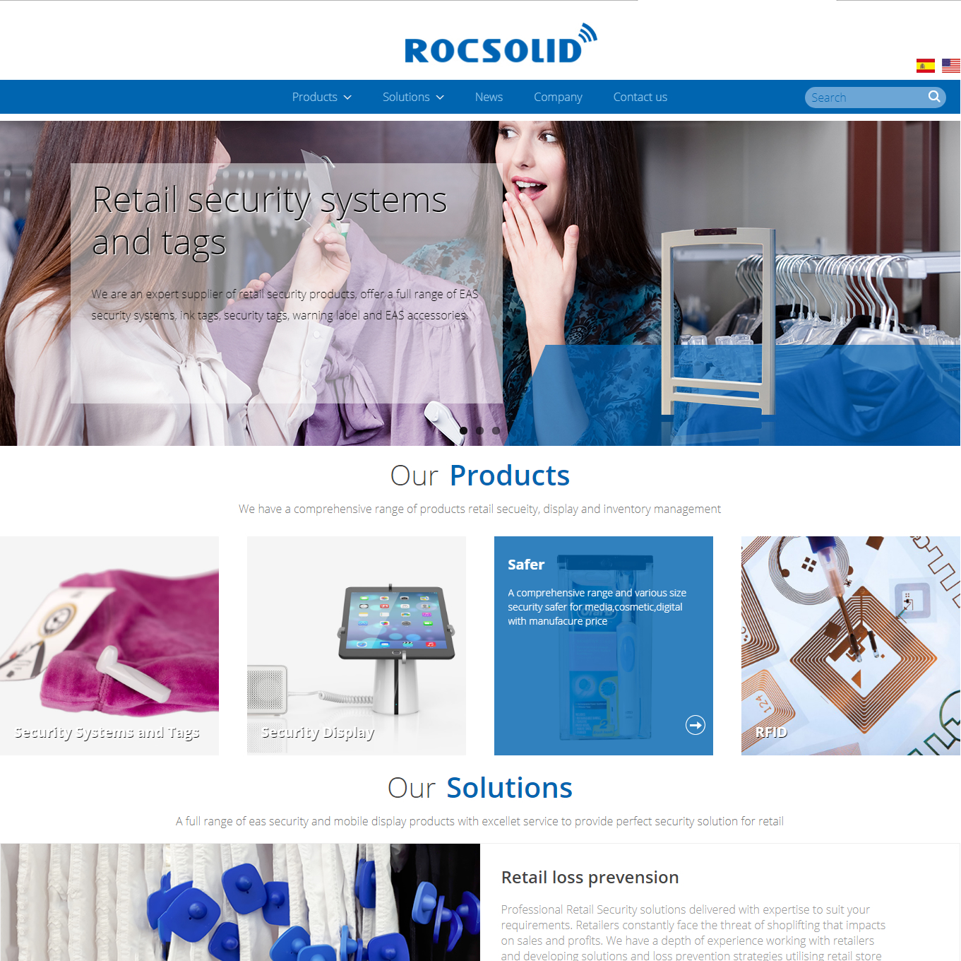 RocSolid电子标签产品网站